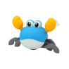 Bath Toy Wind Up Crab Walks Swims Blue Yellow